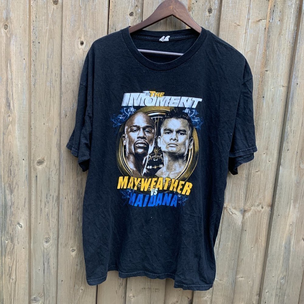 2014 Mayweather vs Maidana Graphic T Shirt XL - Picture 4 of 5